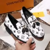 chaussure sport louis vuitton femme leather sapatos with flat heels white